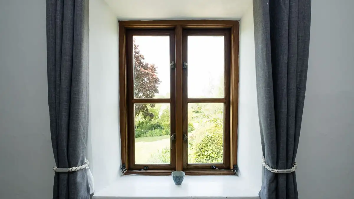 Not Every Window Has a Frame to Measure Curtains From