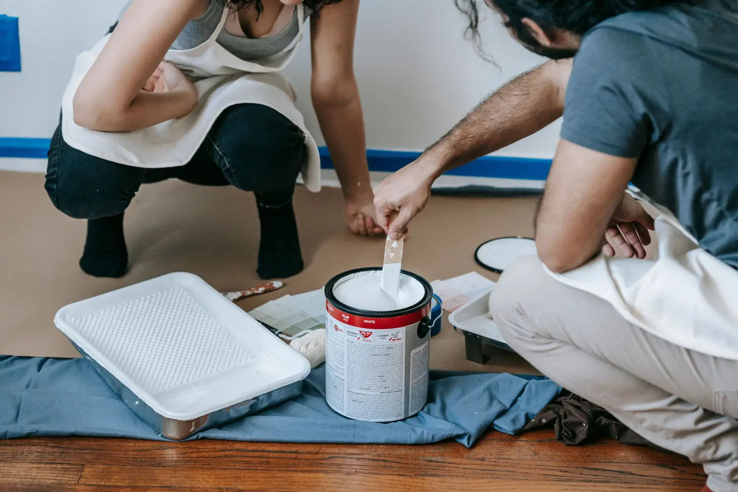 One Trick Painters Use When Mixing Flat and Eggshell