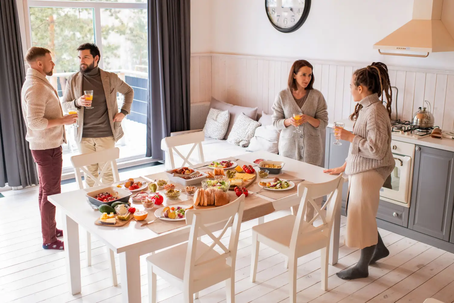 The 36-Inch Clearance Rule That Fails with a Full Dining Table